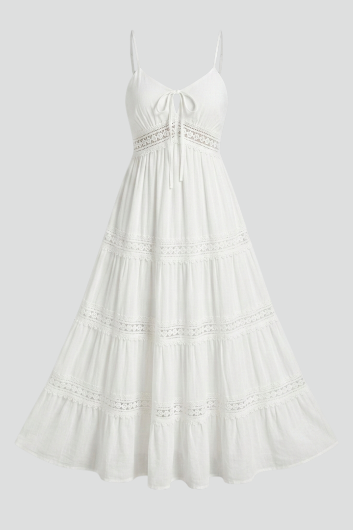 Lila | Spaghetti Strap Tiered Dress