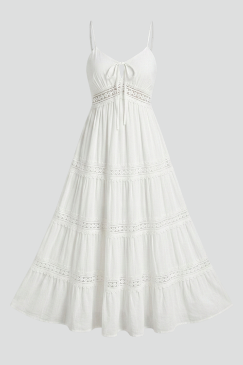Lila | Spaghetti Strap Tiered Dress