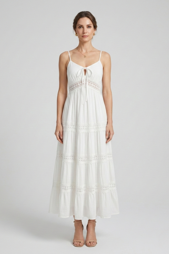 Lila | Spaghetti Strap Tiered Dress