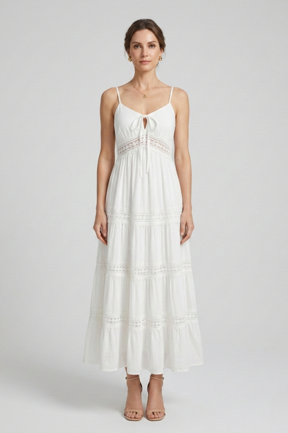 Lila | Spaghetti Strap Tiered Dress