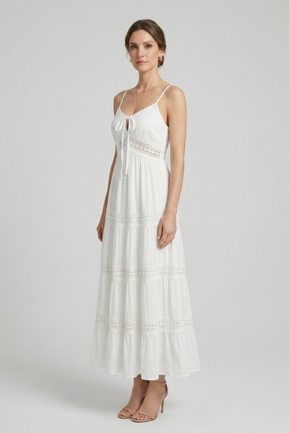 Lila | Spaghetti Strap Tiered Dress