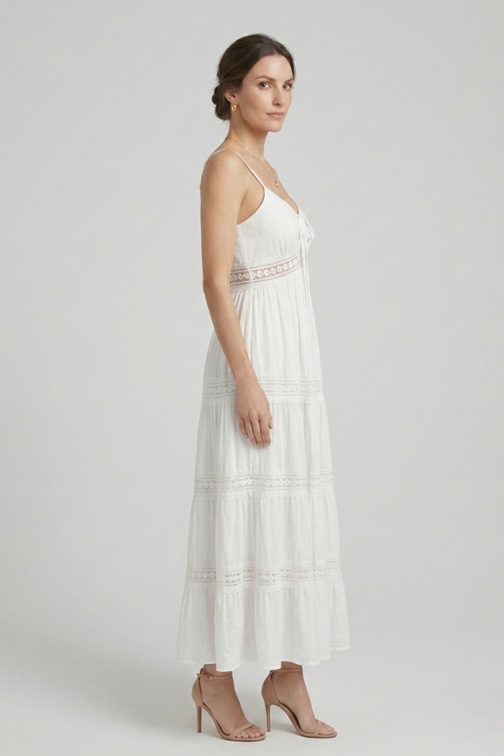 Lila | Spaghetti Strap Tiered Dress