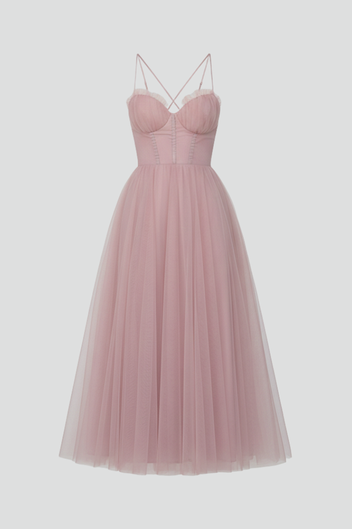 Lila | Strapless Bodice Tulle Dress