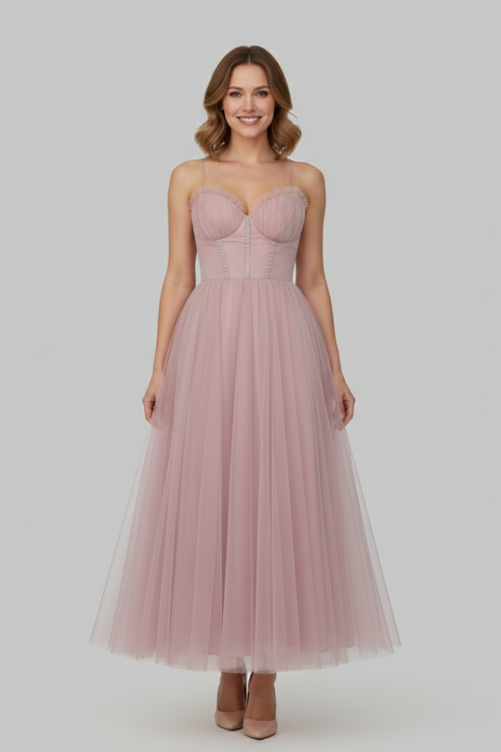 Lila | Strapless Bodice Tulle Dress