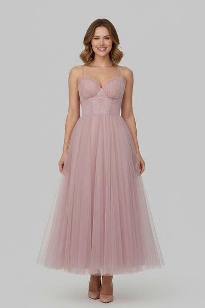 Lila | Strapless Bodice Tulle Dress