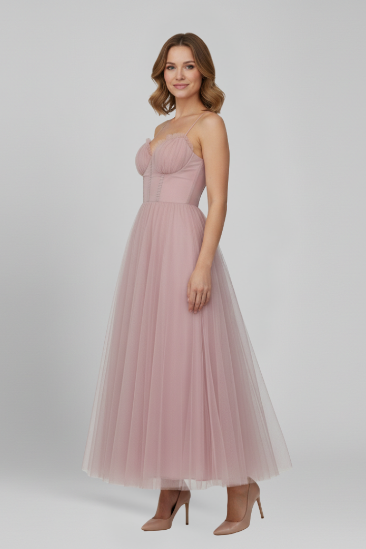 Lila | Strapless Bodice Tulle Dress