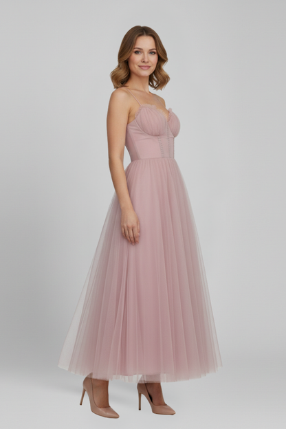 Lila | Strapless Bodice Tulle Dress
