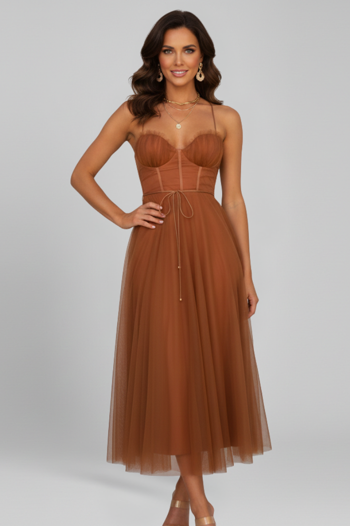 Lila | Strapless Bodice Tulle Dress