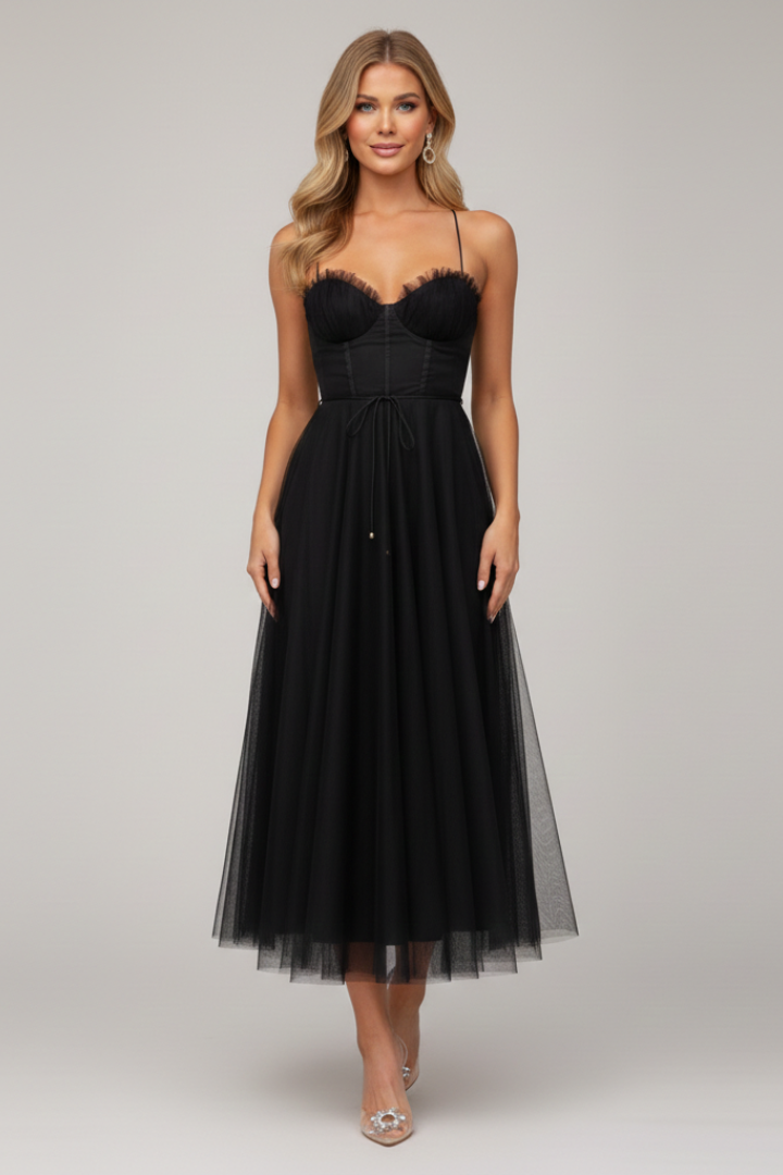 Lila | Strapless Bodice Tulle Dress