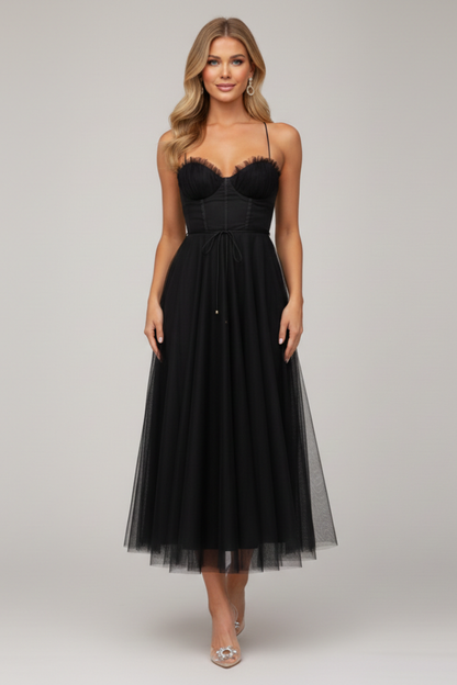 Lila | Strapless Bodice Tulle Dress