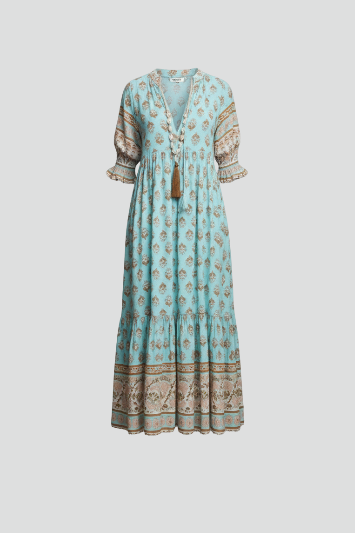 Lila | V-Neck Patterned Dress
