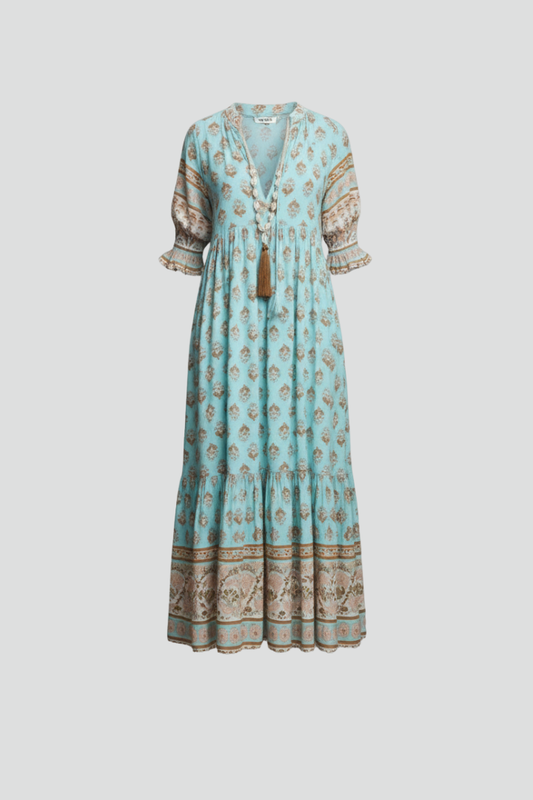 Lila | V-Neck Patterned Dress