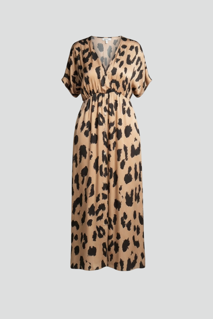 Lila | V-Neck Printed Dress