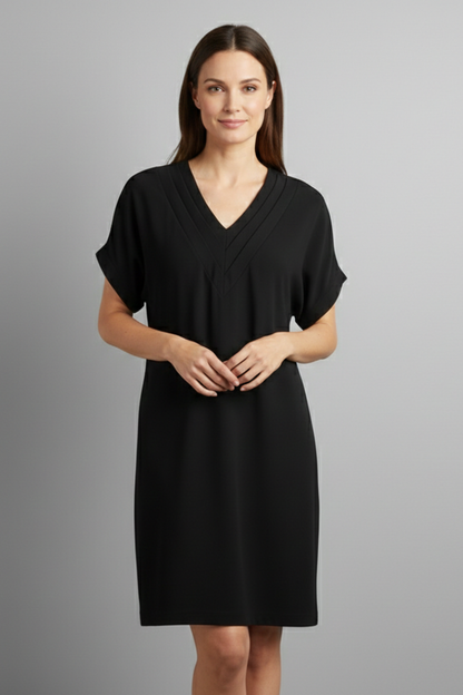 Elena | V-Neck Short Sleeve Dress