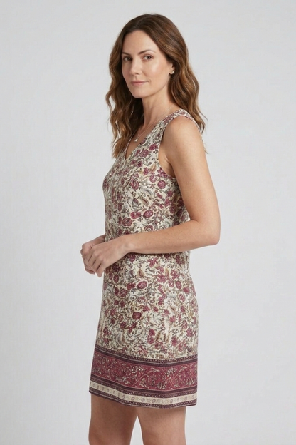 Elena | V-Neck Sleeveless Dress