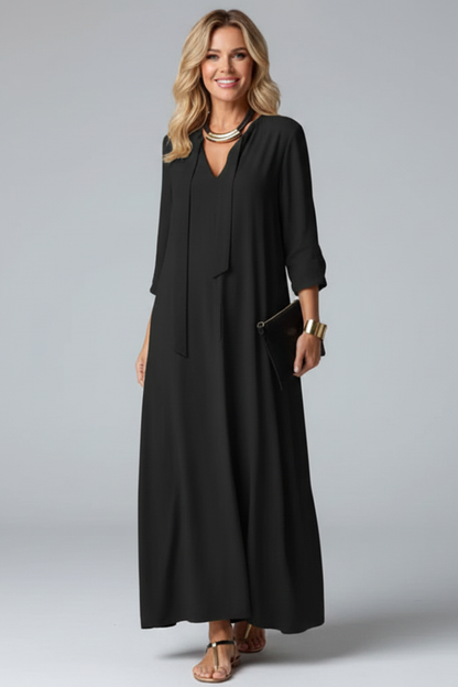 Lena | V-Neck Long Sleeve Dress