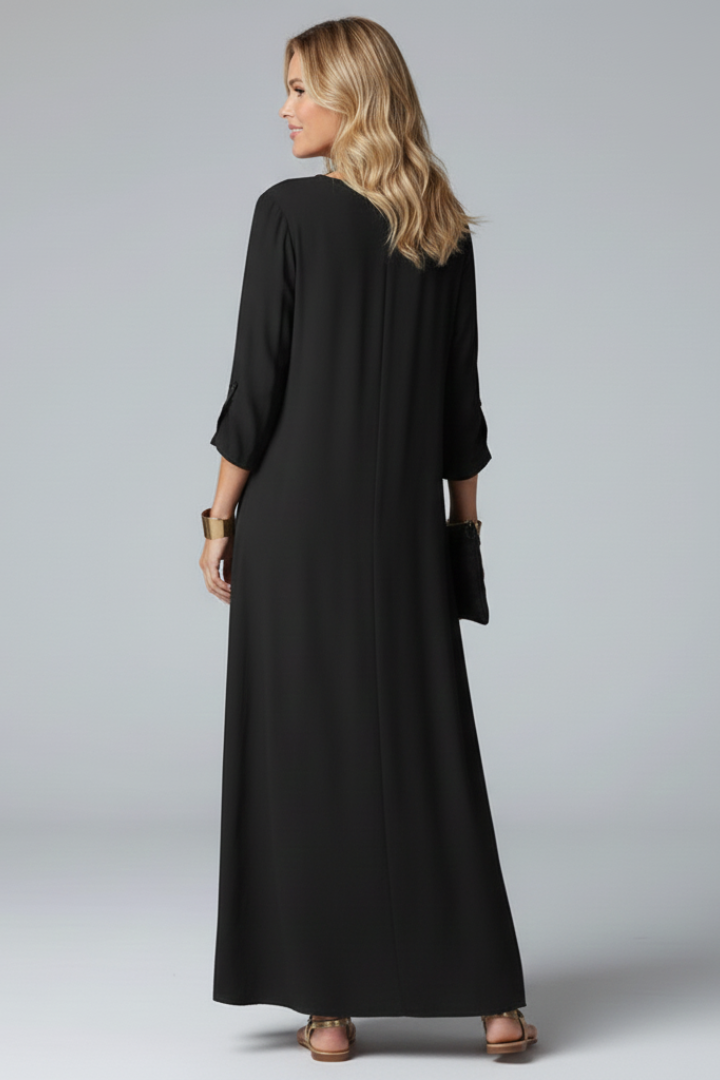 Lena | V-Neck Long Sleeve Dress