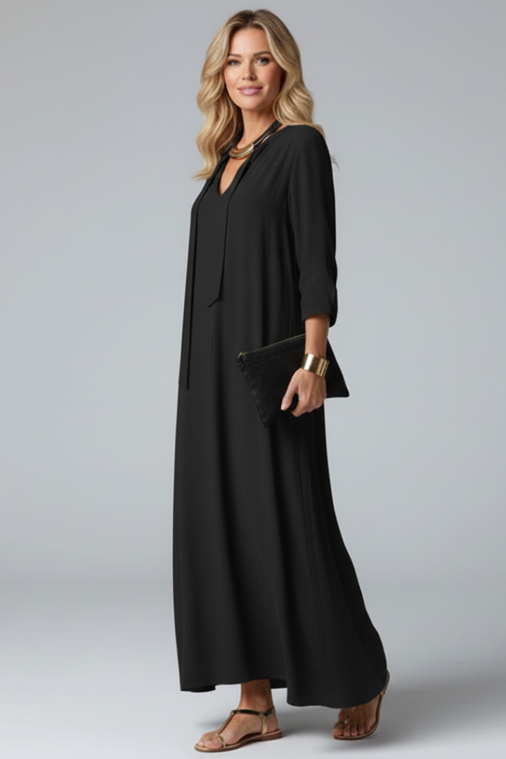 Lena | V-Neck Long Sleeve Dress