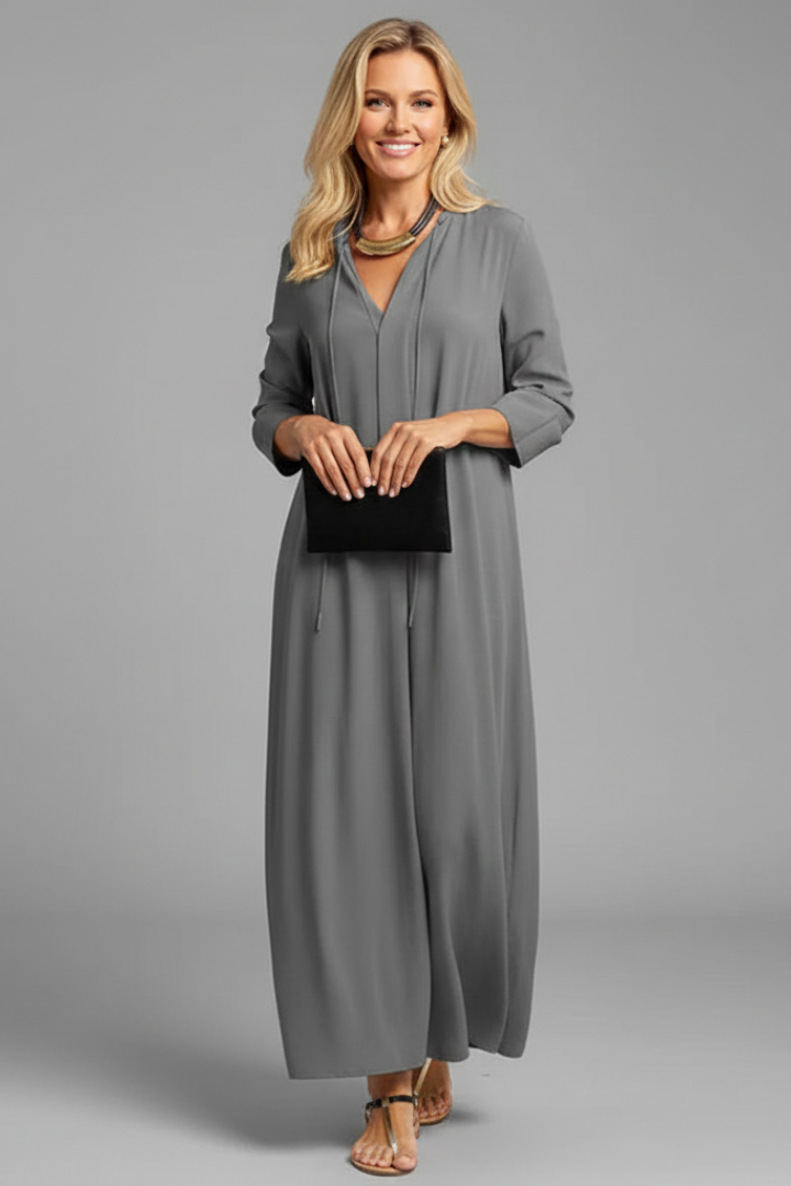 Lena | V-Neck Long Sleeve Dress