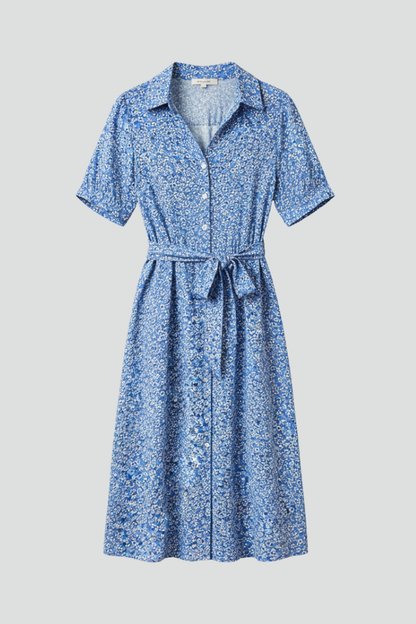 Lila | V Neckline Button-Down Dress