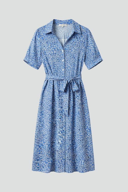 Lila | V Neckline Button-Down Dress