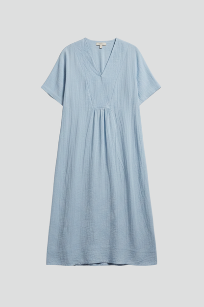 Isla | V Neckline Short Sleeve Dress