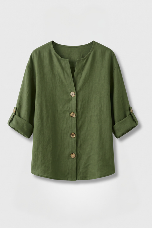 Elena | Elegant Button-Front Blouse