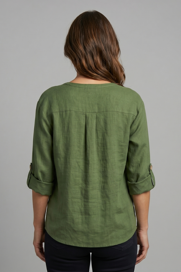 Elena | Elegant Button-Front Blouse