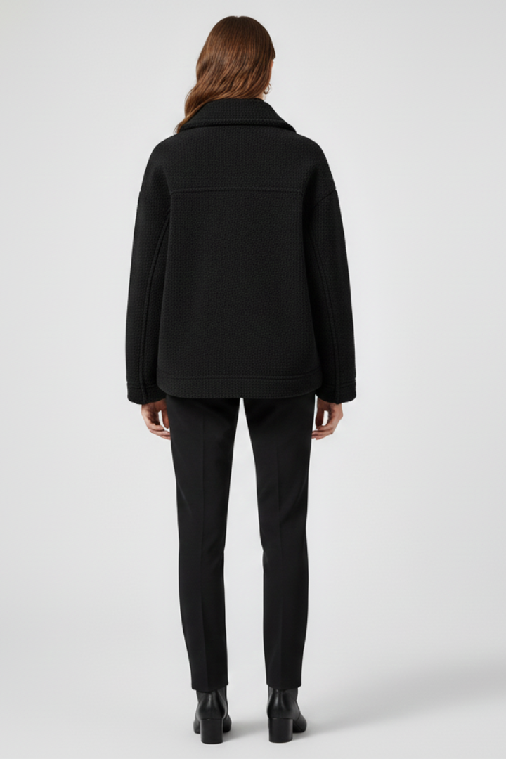 Lena | Chic Fleece Jacket with Buttons and Pockets