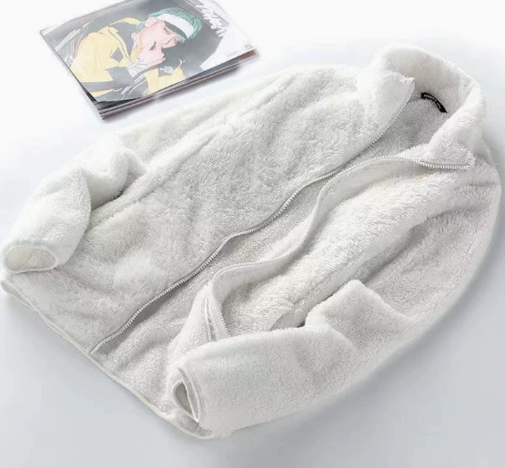 Lila | Luxe Fleece Jacket with Stand-Up Collar