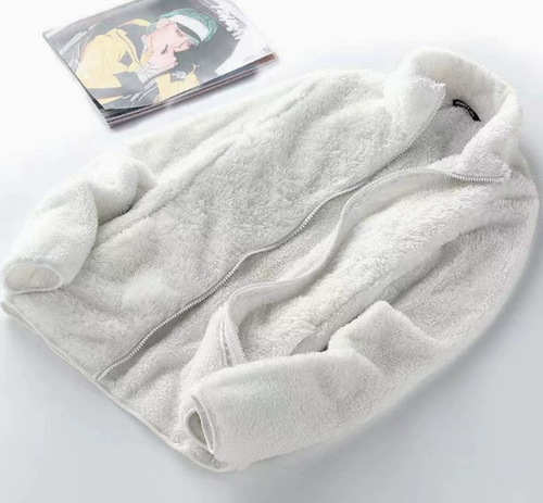 Lila | Luxe Fleece Jacket with Stand-Up Collar