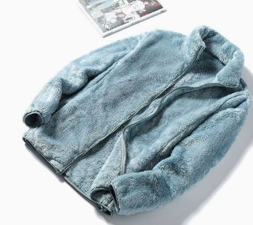 Lila | Luxe Fleece Jacket with Stand-Up Collar