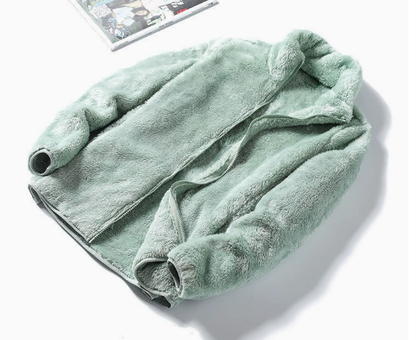 Lila | Luxe Fleece Jacket with Stand-Up Collar