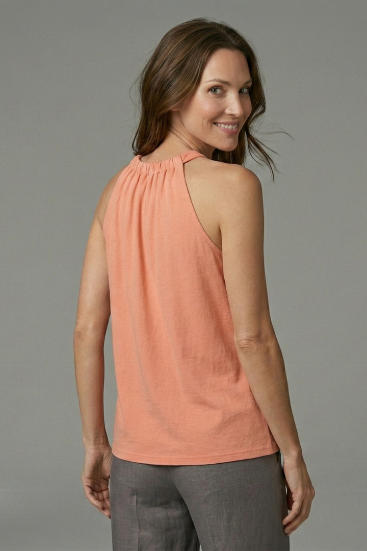 Lila | Gathered Neck Halter Top