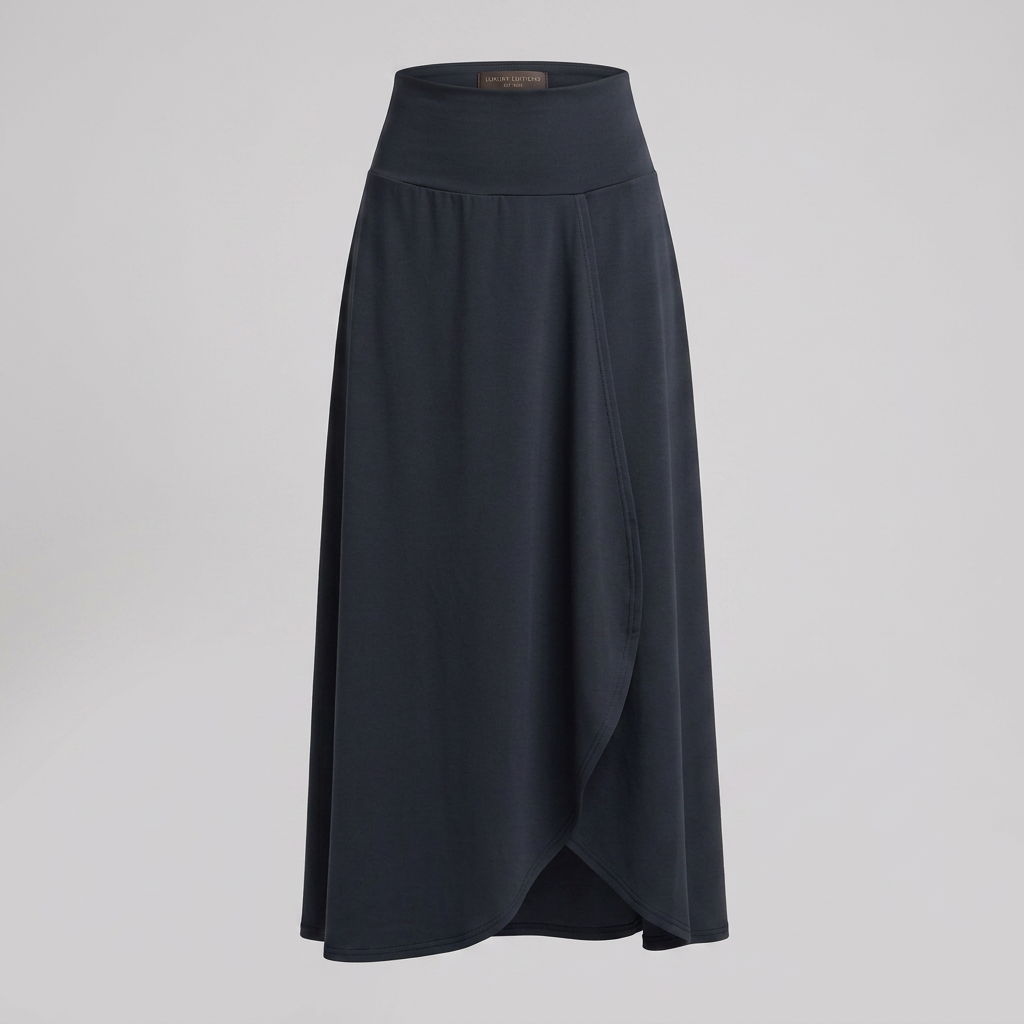 Lila | High-Waist Wrap Maxi Skirt