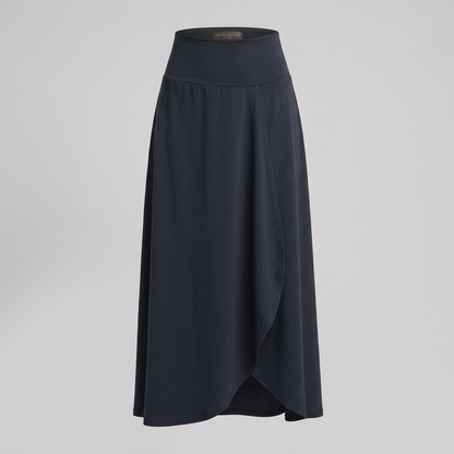 Lila | High-Waist Wrap Maxi Skirt