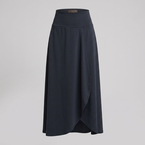 Lila | High-Waist Wrap Maxi Skirt