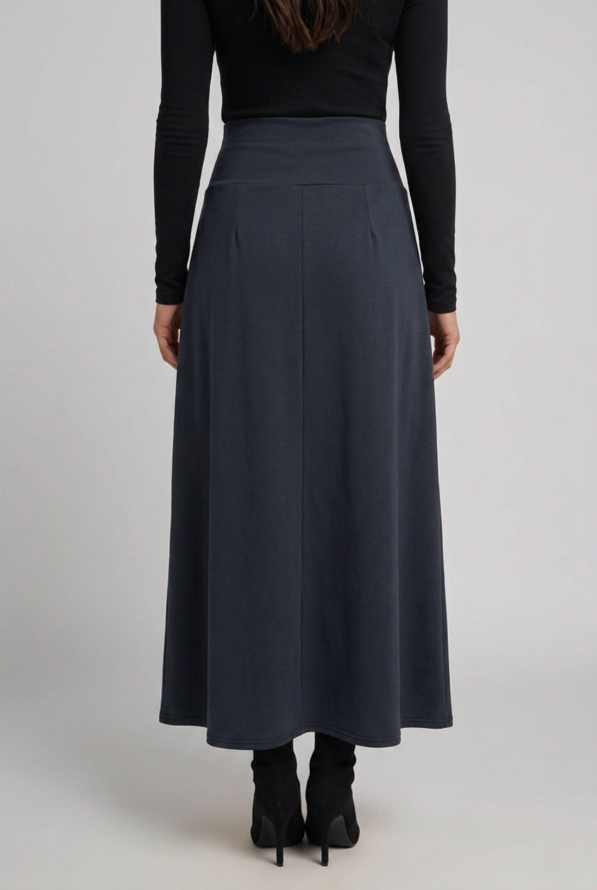 Lila | High-Waist Wrap Maxi Skirt