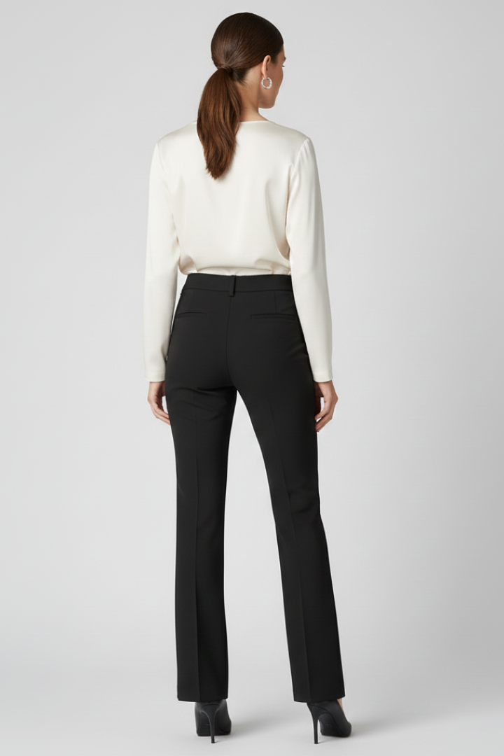 Lena | High-Waisted Structured Trousers