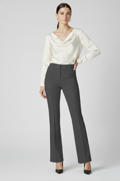 Lena | High-Waisted Structured Trousers