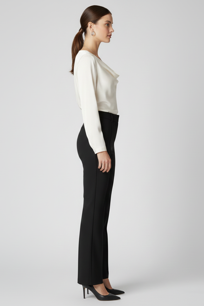 Lena | High-Waisted Structured Trousers