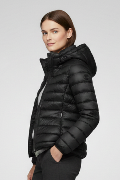 Lena | Quilted Hooded Jacket with Zip Fastening