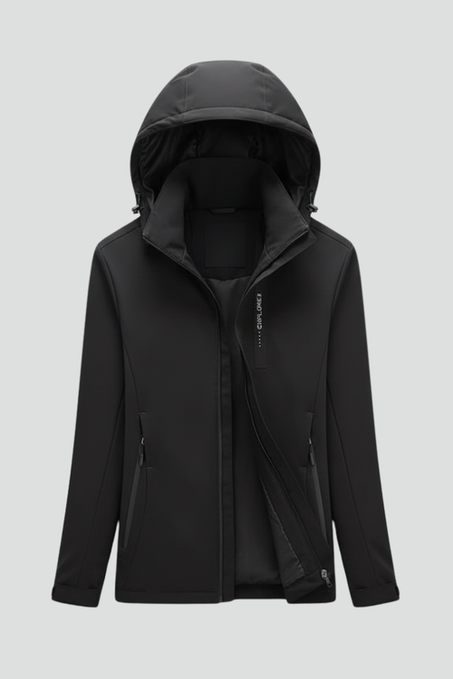 Lila | Luxe Hooded Zipper Jacket