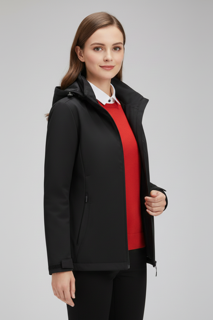 Lila | Luxe Hooded Zipper Jacket