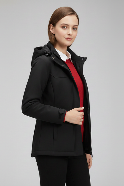 Lila | Luxe Hooded Zipper Jacket