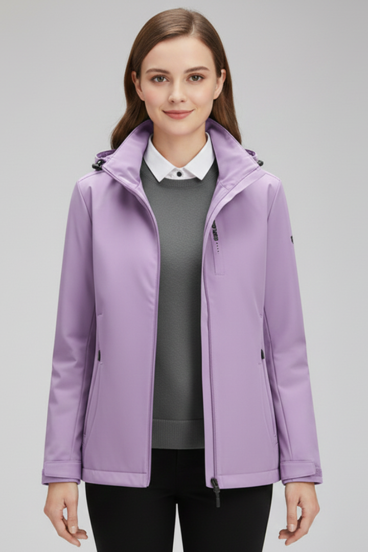 Lila | Luxe Hooded Zipper Jacket