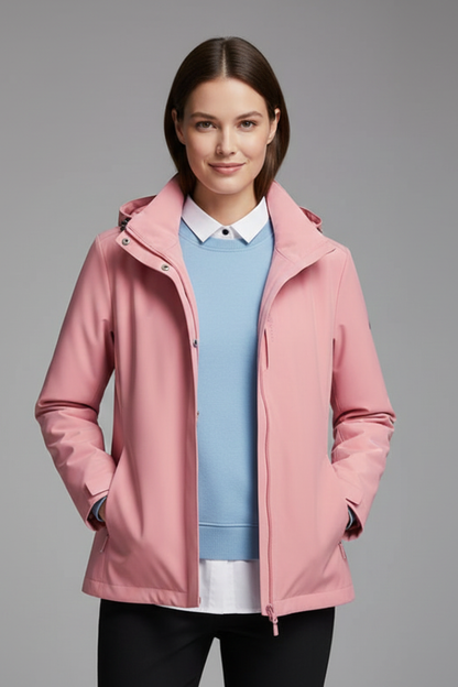 Lila | Luxe Hooded Zipper Jacket