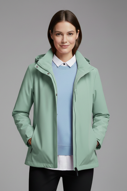Lila | Luxe Hooded Zipper Jacket