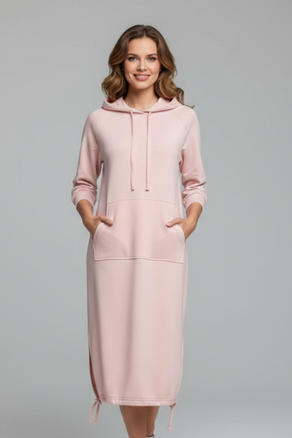 Lena | Drawstring Hem Hoodie Dress