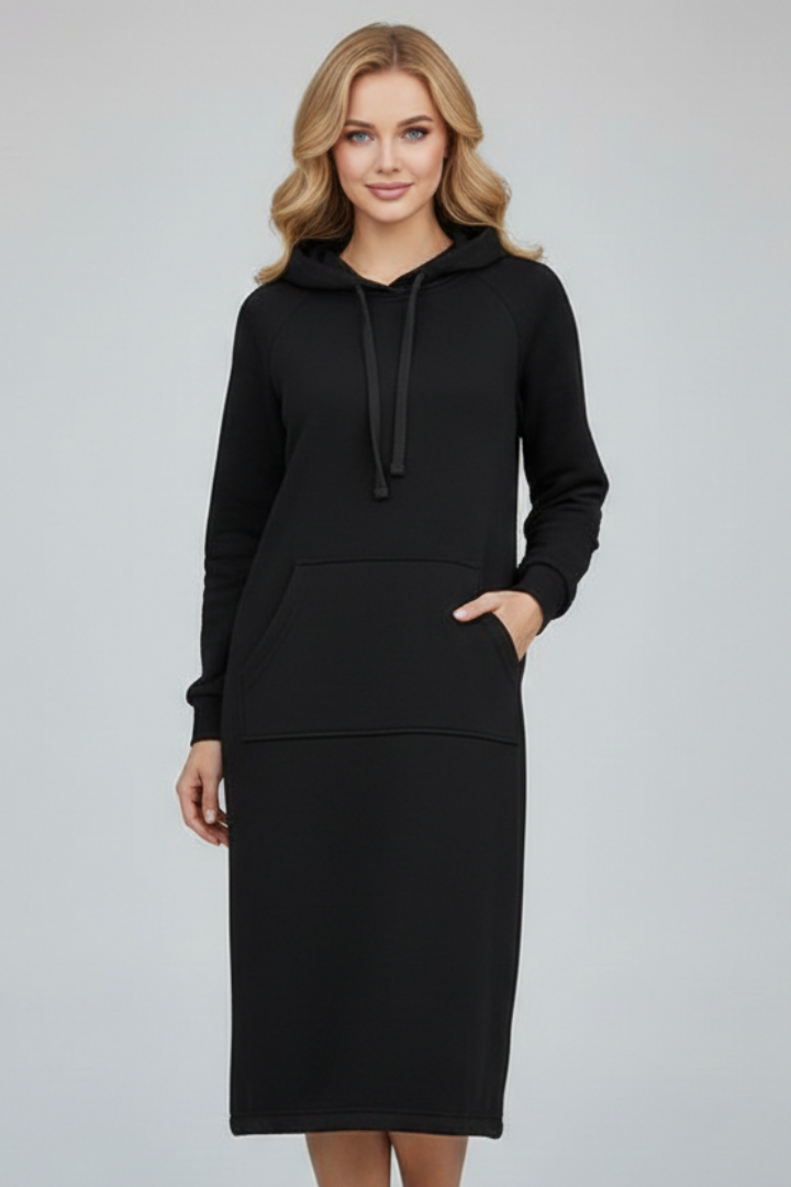 Lena | Drawstring Hem Hoodie Dress